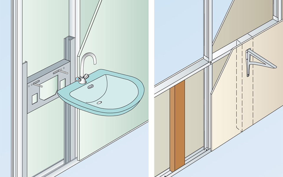 Guide pratique > Fixation sur plaque de plâtre