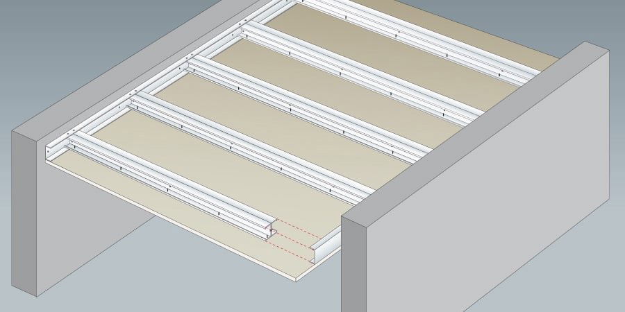 Siniat - faux plafond autoportant