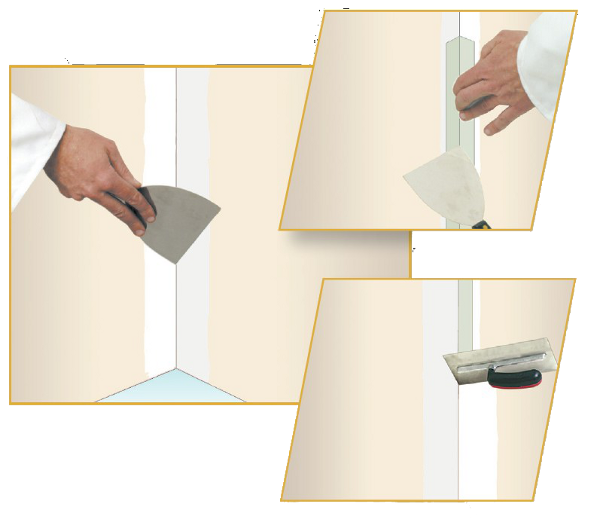 Guide pratique > Réaliser un joint entre plaques de plâtre