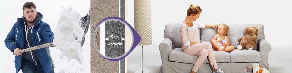 SLIMISOL® une technologie unique d'isolant ultra-mince