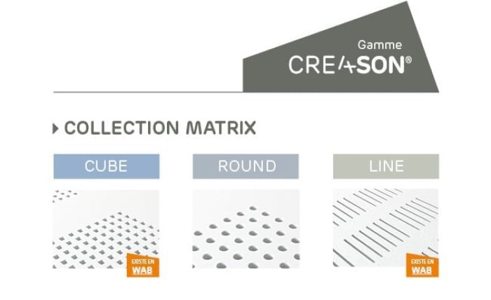 CREABEL®, nouvelle génération de solutions décoratives & acoustiques en plaques de plâtre