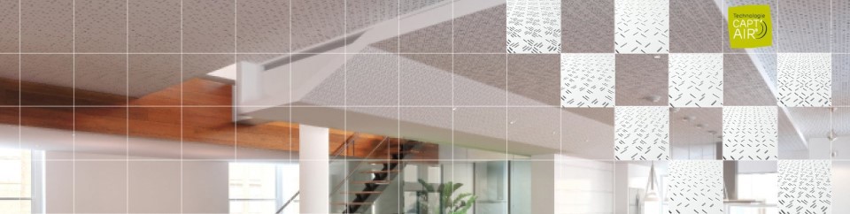CREATEX® Collection Helix, 9 décors inédits pour des plafonds acoustiques & esthétiques
