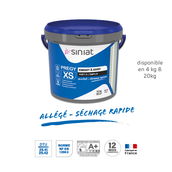 Opération exclusive limitée : une spatule offerte pour chaque seau d'enduit PRÉGY !