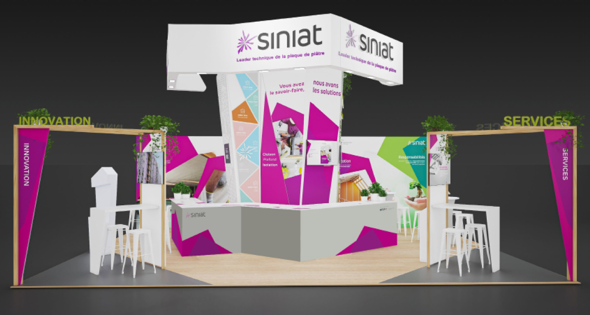Première participation à Batimat pour Siniat