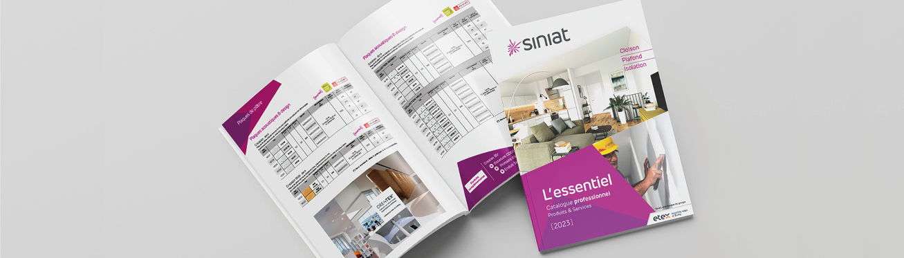 Essentiel 2023 : Catalogue Produits & Services Siniat
