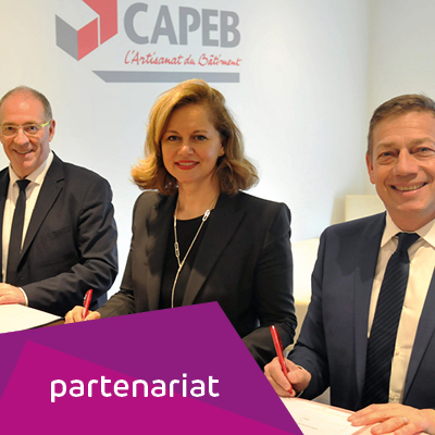 La CAPEB, l’IRIS-ST et Siniat signent un  partenariat