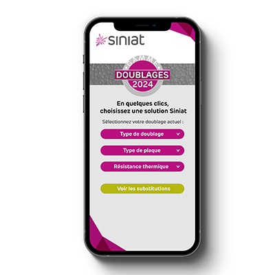 La nouvelle gamme doublages signés Siniat !