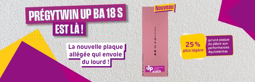 Prégytwin® Up BA18S, solution allégée à haute performance acoustique