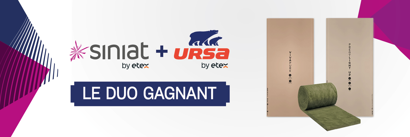 Siniat et URSA présentent leurs cloisons complémentaires et Durable