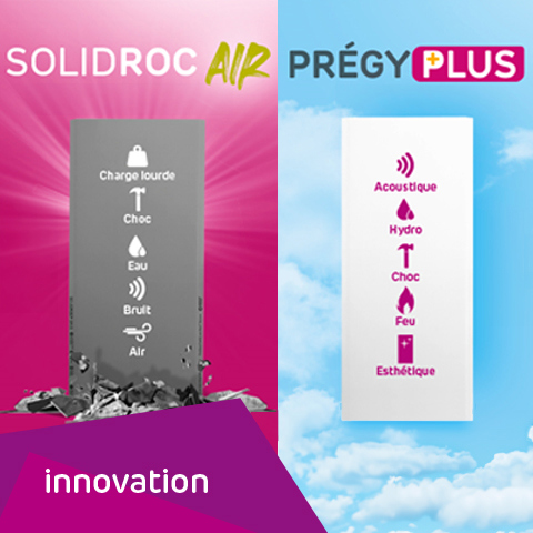 Plaques Multifonctions : PregyPlus & Solidroc Air
