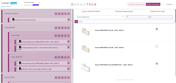 Memotech, l'outil digital pour réaliser des dossiers techniques